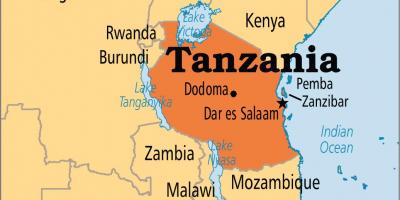 Peta dar es salaam tanzania