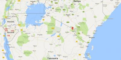 Tanzania lokasi di peta dunia
