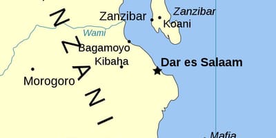 Tanzania pulau-pulau peta