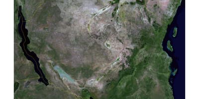 Peta satelit tanzania