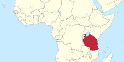 Tanzania di peta afrika